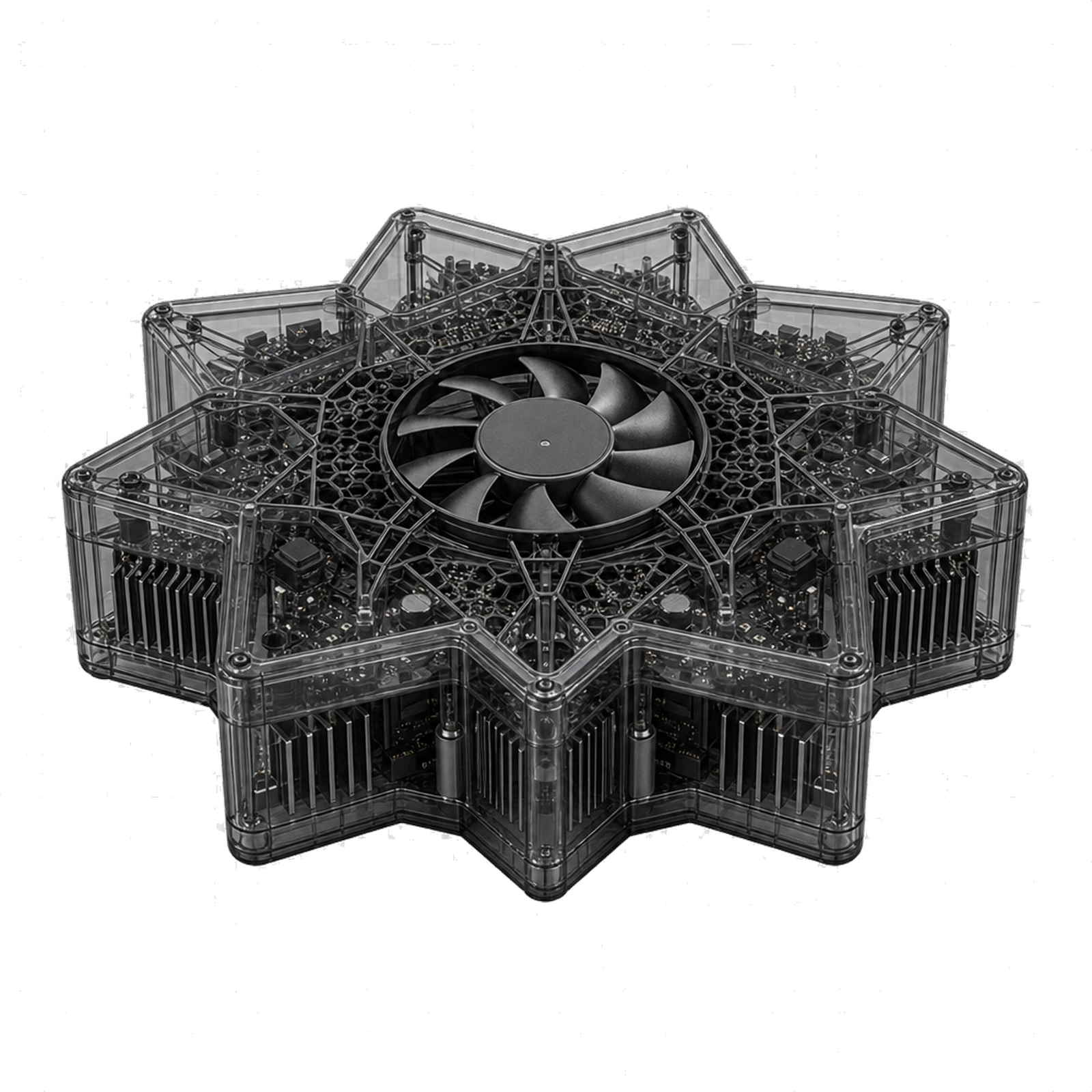 Sirius Intelligence appliance a forma di stella, diametro 25 cm